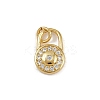 Brass Micro Pave Cubic Zirconia Charms KK-H077-02G-03-1