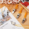 Iron Whistle with Rope NJEW-CN0001-11B-4