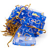 50Pcs Heart Printed Organza Bags OP-TADJ0001-01J-2