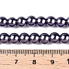 Baking Paint Pearlized Glass Pearl Round Bead Strands X-HY-Q330-8mm-73-4