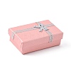 Valentines Day Wife Gifts Packages Cardboard Jewelry Set Boxes with Bowknot and Sponge Inside X1-CBOX-R013-4-4