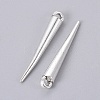 Tibetan Style Alloy Spike Pendants TIBEP-A16461-AS-NR-1