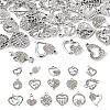 32PCS 16 Style Alloy Rhinestone Pendants ALRI-TA0001-16-2