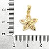 Brass Micro Pave Cubic Zirconia Pendants KK-R227-01G-3
