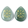 Natural Green Aventurine Pendants G-T122-72I-2