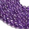 Natural Amethyst Beads Strands G-H329-D01-8mm-B-4
