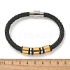Braided Microfiber Leather Cord Bracelets BJEW-Q010-02A-5