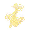 Brass Filigree Big Pendants KKC-T003-06G-1