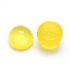 Natural Yellow Agate Cabochons X-G-P393-R06-4mm-2