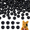 Acrylic Half Round Beads OACR-PH0004-63B-1