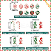   68Pcs 17 Style Christmas Themed Alloy Enamel Pendants FIND-PH0010-59-4