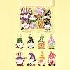 24Pcs 8 Styles Alloy Enamel Pendants ENAM-FS0002-80-6