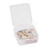 24Pcs 3 Size 304 Stainless Steel Stud Earring Findings STAS-LS0001-07-6