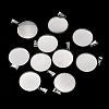 304 Stainless Steel Pendant Cabochon Settings FIND-CJC0001-03G-1
