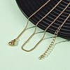1.5MM 304 Stainless Steel Curb Chain Necklaces NJEW-T016-28G-3