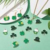 35Pcs 7 Styles Saint Patrick's Day Alloy Enamel Pendants ENAM-CJ0005-45-6