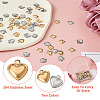 300Pcs 2 Style 304 Stainless Steel Charms STAS-PJ0001-38-5