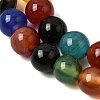 Natural Agate Beads Strands X-G-F417-05-8mm-8