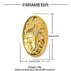 304 Stainless Steel Rhinestone Pendants STAS-OY009-94G-2
