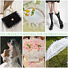 Organza Pleated Lace Ribbon OCOR-WH0097-42A-6