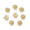 Brass Bead Caps KK-G600-08G-1