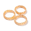 Natural Citrine Oval Beaded Stretch Bracelet G-E010-01L-2