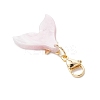 Mermaid Tail Resin Pendant Decorations HJEW-JM03120-5