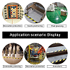 Waterproof EPT(Ethylene Propylene Terpolymer) & PVC Reflective Self-adhesive Tape DIY-WH0030-82A-7