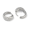 Brass Hoop Earrings for Women EJEW-L292-002P-2
