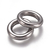 Tarnish Resistant 304 Stainless Steel Linking Ring STAS-E482-05P-1