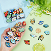 40Pcs 10 Styles PVC Cabochons PVC-PH0001-40-3