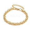 304 Stainless Steel Mesh Chain Bracelets for Women BJEW-Z143-04G-4