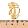 Ocean Themes 304 Stainless Steel Open Cuff Rings for Women RJEW-K293-02A-G-3