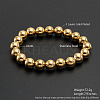 Shell Round Beads Stretch Bracelets for Men Women NU4879-1-1