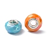 Opaque Acrylic European Beads X1-OACR-E033-28P-2