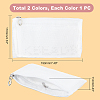 WADORN 2Pcs 2 Colors Cloth Zipper Bag FIND-WR0005-46-2