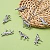 Tibetan Style Alloy Howling Wolf Pendants LS-LF1753Y-4