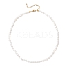 Natural Keshi Pearl Two Sides Polished Beaded Necklaces for Women NJEW-JN05336-01-2