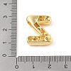 Brass Micro Pave Clear Cubic Zirconia Pendant KK-Z046-01G-Z-3
