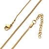 304 Stainless Steel Mesh Chain Necklaces for Women Men LS-NJEW-P321-01G-4