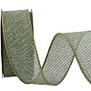 Burlap Ribbons For Craft Making OCOR-WH20012-22C-1