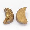 Electroplated Natural Druzy Quartz Crystal Beads G-G888-07B-2