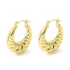 Brass Hoop Earrings for Women EJEW-D094-01G-1