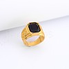 Alloy Rhinestone Finger Rings for Men FS-WG512DB-05-1