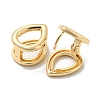 Brass Hoop Earrings for Women EJEW-E295-30KCG-2