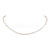 3mm Faceted Round Natural Citrine Beaded Necklaces for Women NJEW-JN05079-01-1