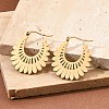 304 Stainless Steel Flower Stud Earrings for Women LS-EJEW-Q009-03C-G-5