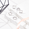 304 Stainless Steel Huggie Hoop Earrings EJEW-UN0001-36P-8