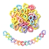 50Pcs Acrylic Linking Rings OACR-YW0003-57-1