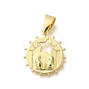 Rack Plating Brass with Cubic Zirconia Pendants KK-Z086-59G-1